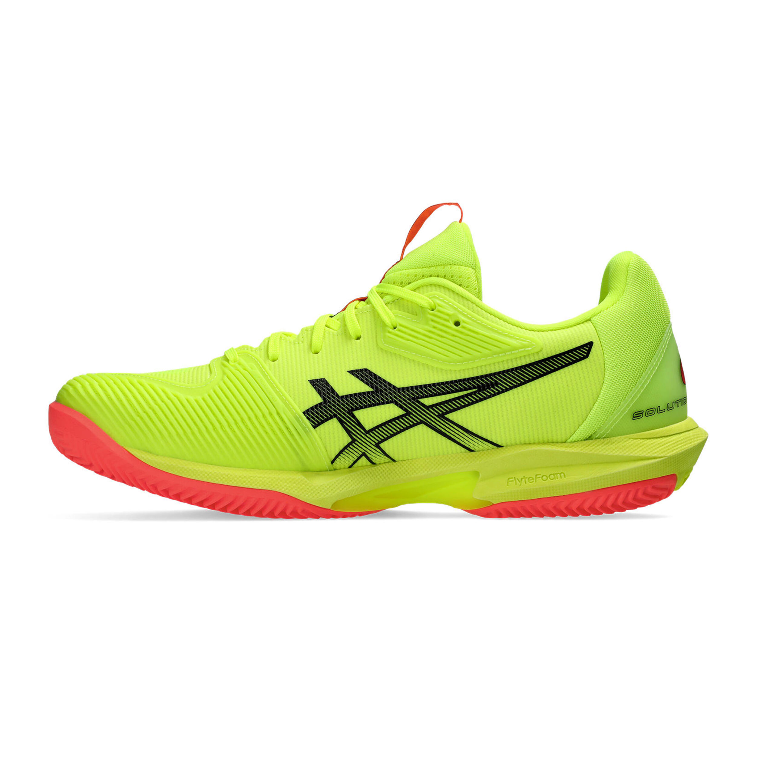 Asics gel-solution speed 3 clay chaussure terre battue exclusif hommes - noir blanc sale