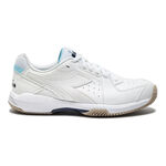 Chaussures de tennis Diadora Diadora S. Challenge 6 Sl Chaussure Terre Battue Femmes-Blanc,Bleu Clair