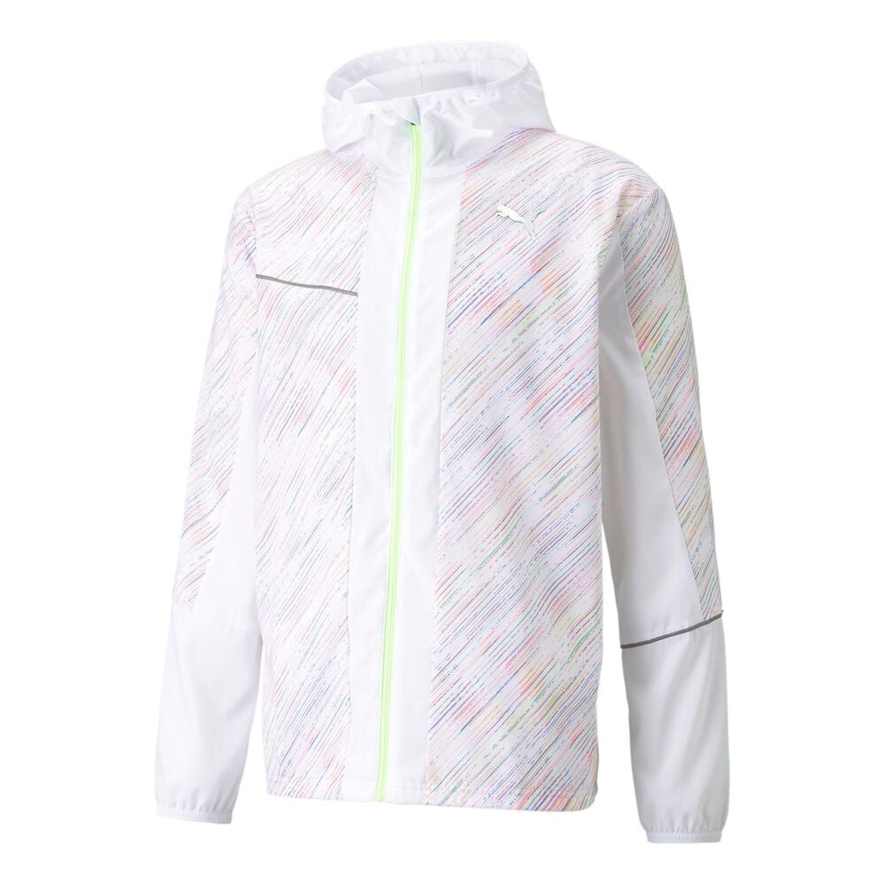 Puma Graphic Hooded Veste De Survêtement Hommes - Blanc