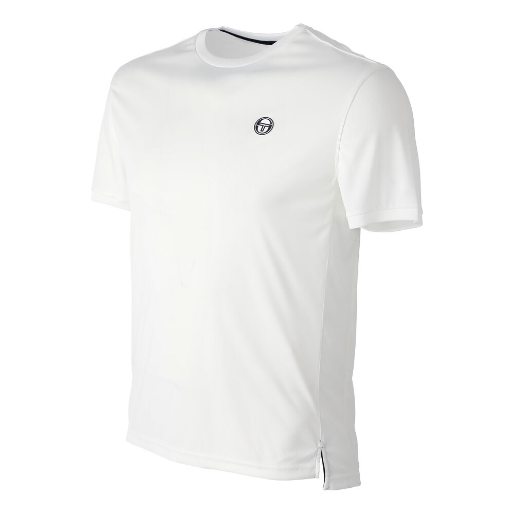 Sergio Tacchini T-shirt Hommes - Blanc , Bleu Foncé