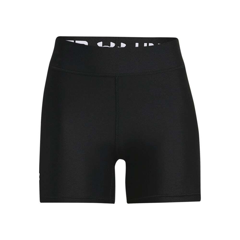 Under Armour Heatgear Mid Rise Short Avec Poche-balles Femmes - Noir