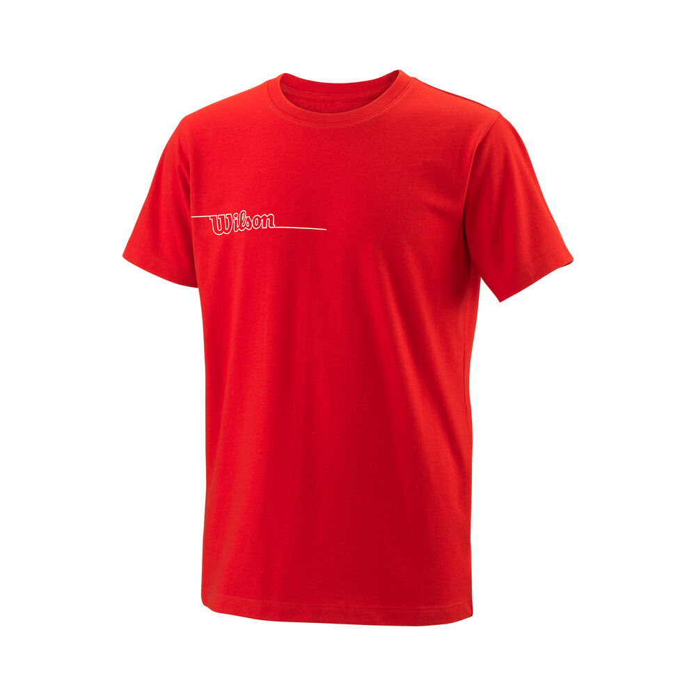 Wilson Team T-shirt Garçons - Rouge