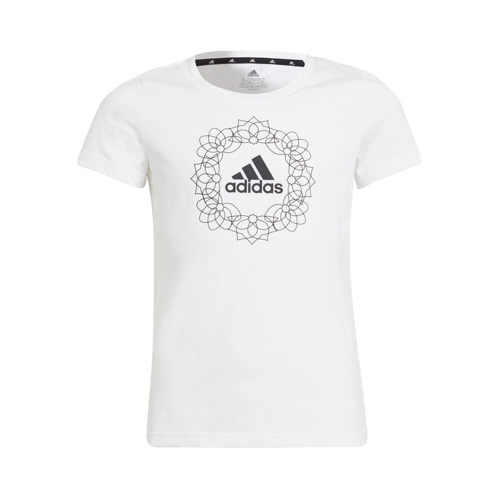 adidas GFX T-shirt Enfants - Blanc , Noir