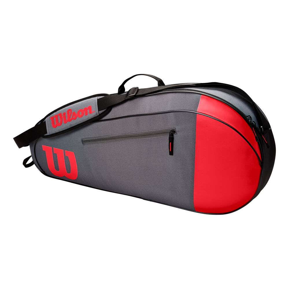 Wilson Team Housse De Raquette Lot De 3 - Rouge , Gris