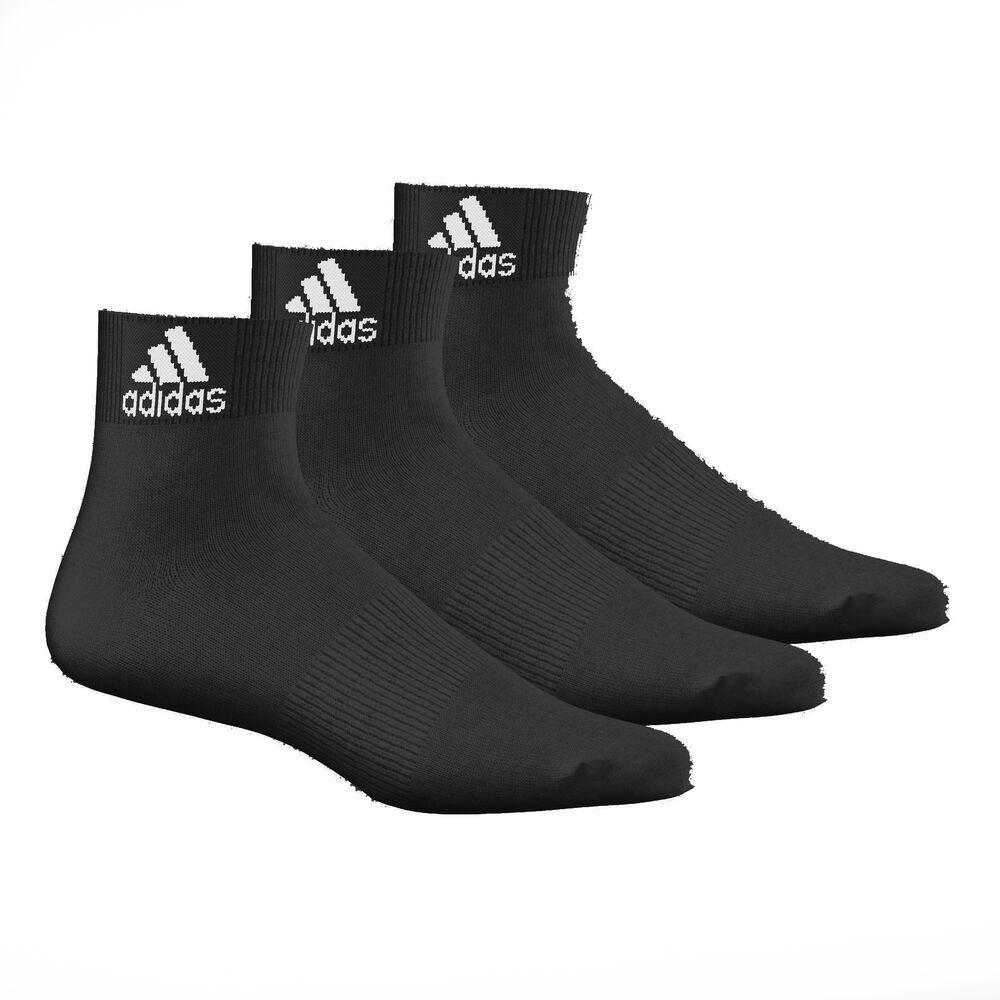 adidas Performance Ankle Thin Chaussettes De Sport Pack De 3 - Noir , Blanc