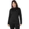 Core Winter 1/2 Zip Maillot De Course Femmes-Noir