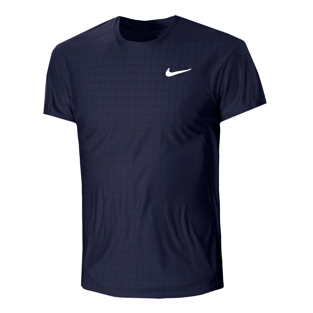 Nike Court Dri-Fit Advantage T-shirt Hommes - Bleu Foncé