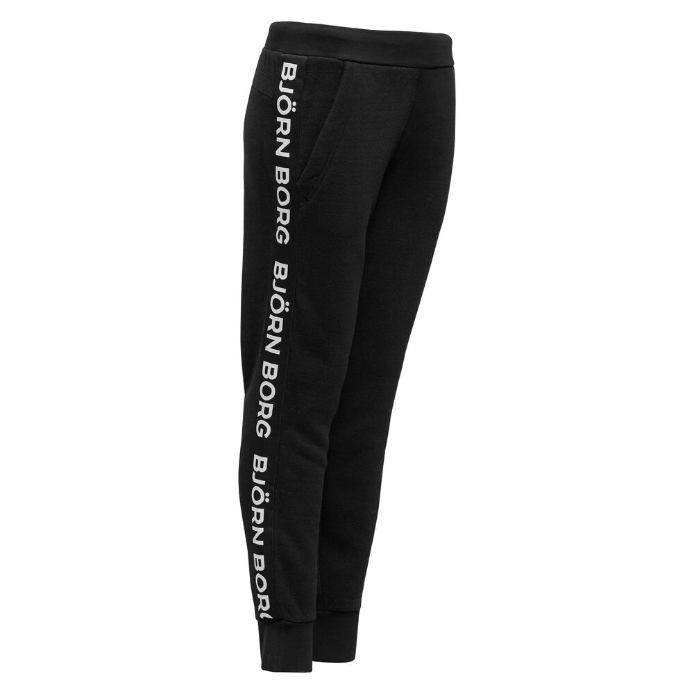 Björn Borg Logo Pantalon Survêtement Femmes - Noir , Blanc