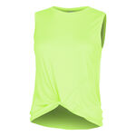 V&ecirc;tements Lucky in Love Lucky in Love Twist Front D&eacute;bardeur Tank Top Femmes-Vert Fluo