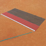 &Eacute;quipement court de tennis Tegra Tegra 185 X100cm Tapis Multifonction-Rouge,Noir