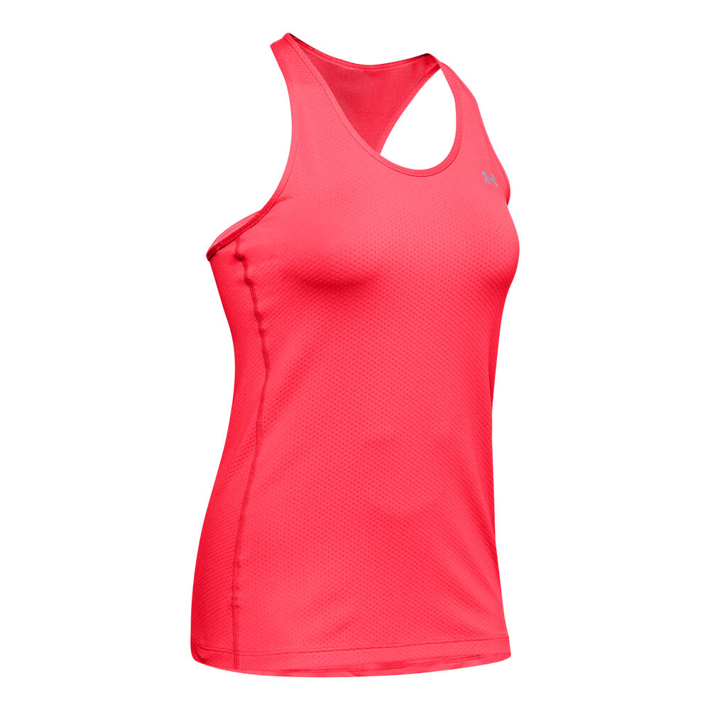 Under Armour Heatgear Racer Débardeur Tank Top Femmes - Rouge , Argent
