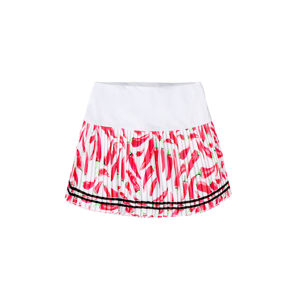 Lucky in Love Spicy Pleated Jupe Filles - Blanc , Multicouleur