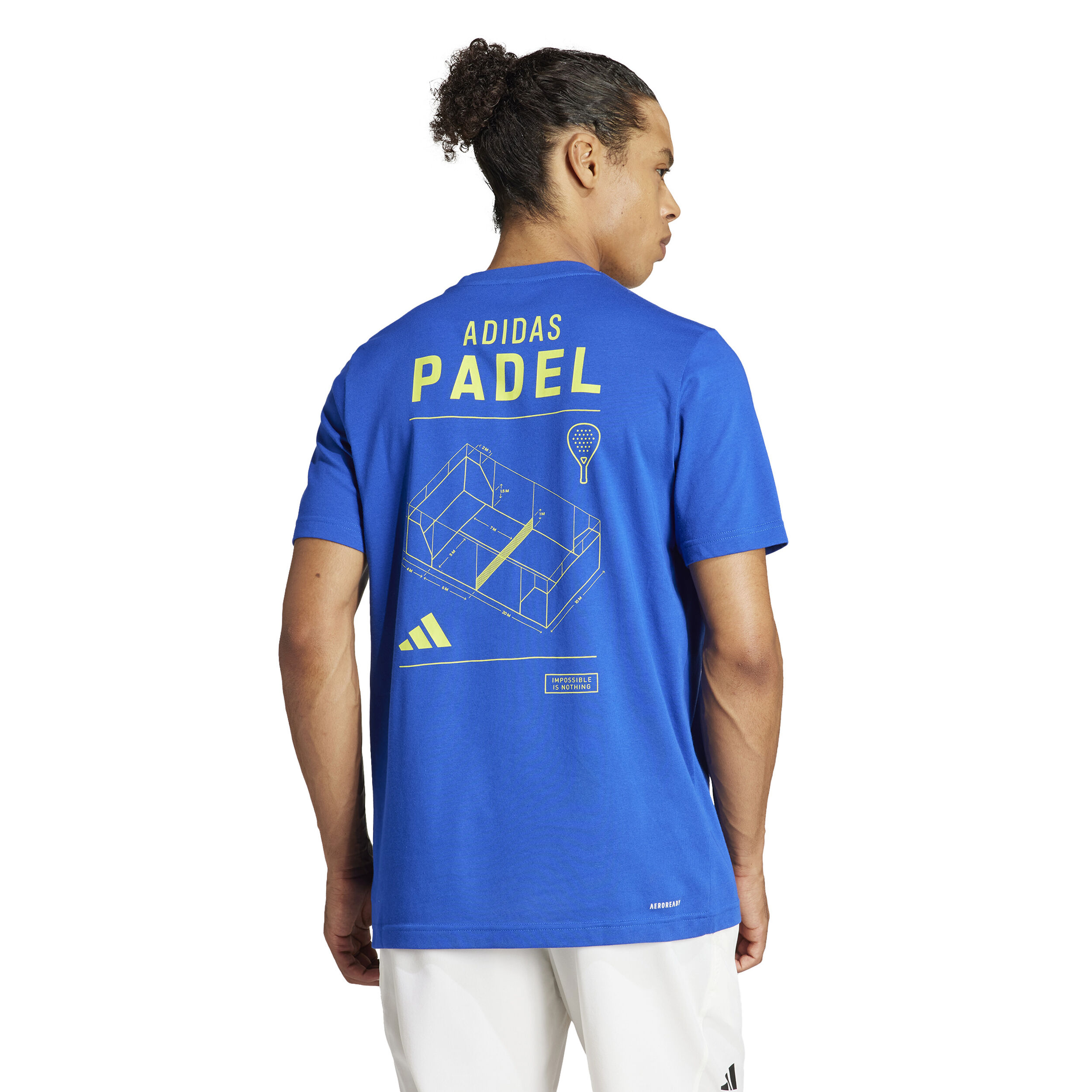 Tee shirt adidas bleu cheap