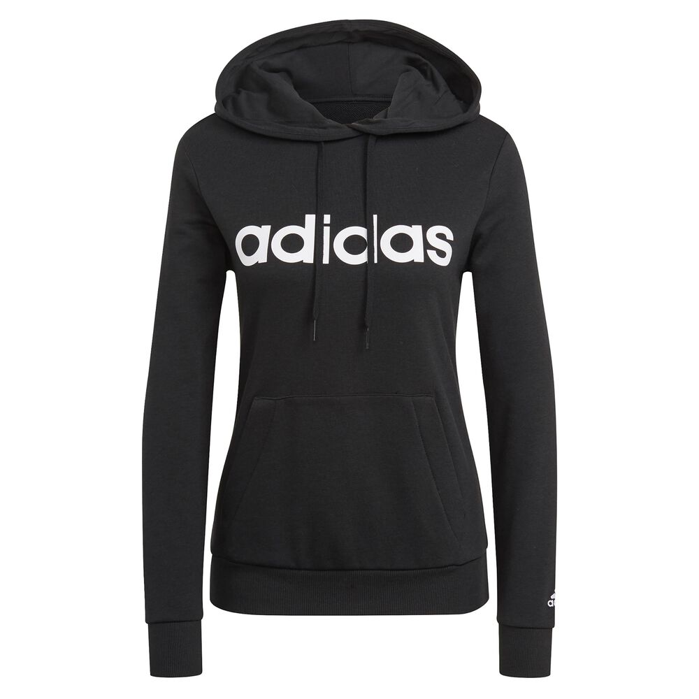 adidas Linear FT Sweat à Capuche Femmes - Noir , Blanc