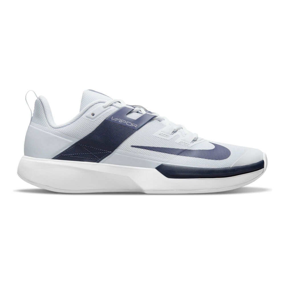 Nike Vapor Lite Chaussures Toutes Surfaces Hommes - Blanc , Bleu Foncé