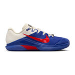 Chaussures de tennis Nike Nike Vapor&nbsp;12&nbsp;PRM Chaussure Terre Battue Hommes-Bleu Fonc&eacute;,Cr&egrave;me