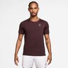 Court Dri-FIT Advantage T-shirt Hommes - rouge foncé, blanc