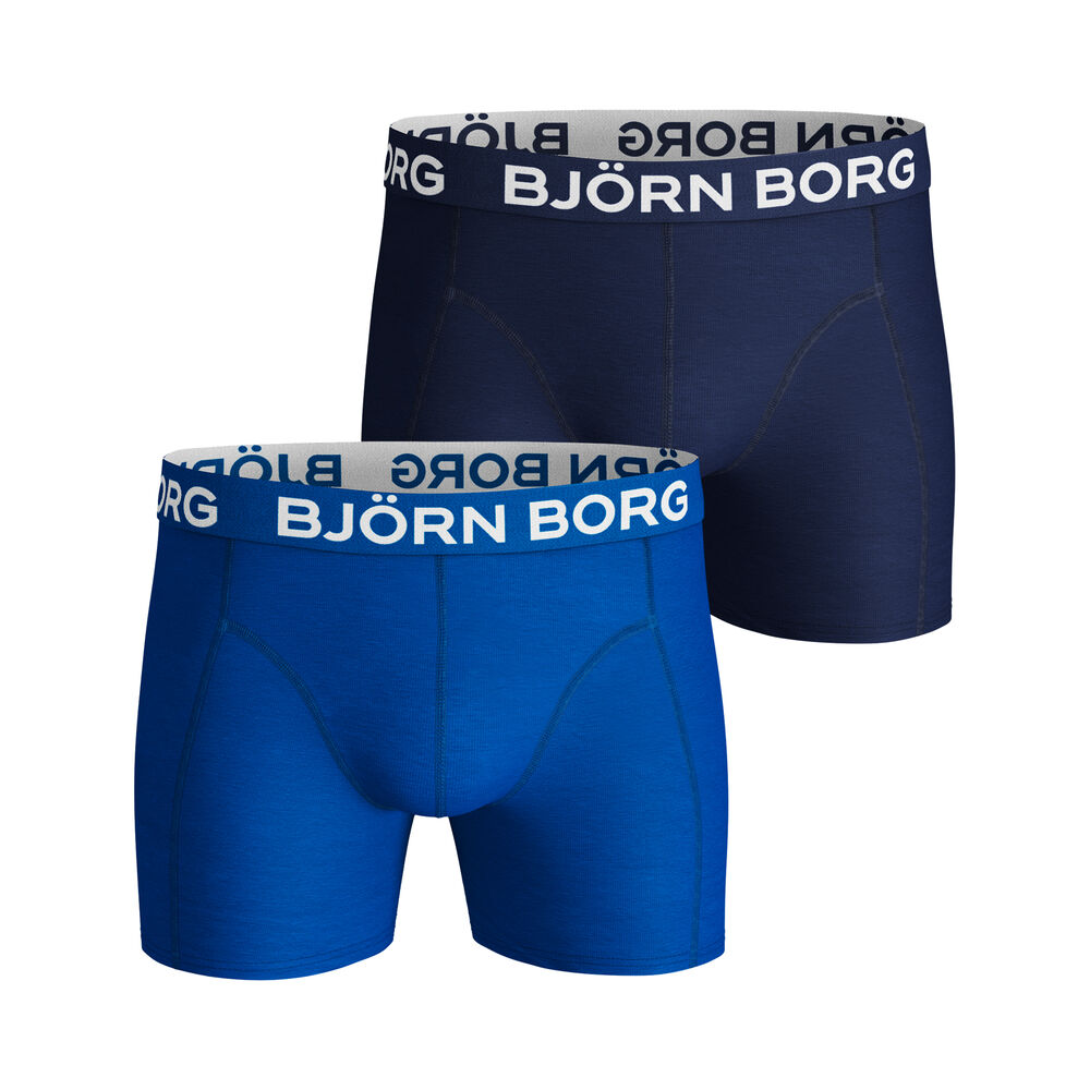 Björn Borg Sammy Caleçon Pack De 2 Unités Hommes - Bleu , Bleu Foncé