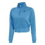 V&ecirc;tements Nike Nike Court Dri-Fit Heritage Veste De Surv&ecirc;tement Femmes-Bleu Clair