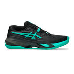 ASICS ASICS GEL-RESOLUTION X Chaussure terre battue Hommes-noir, turquoise