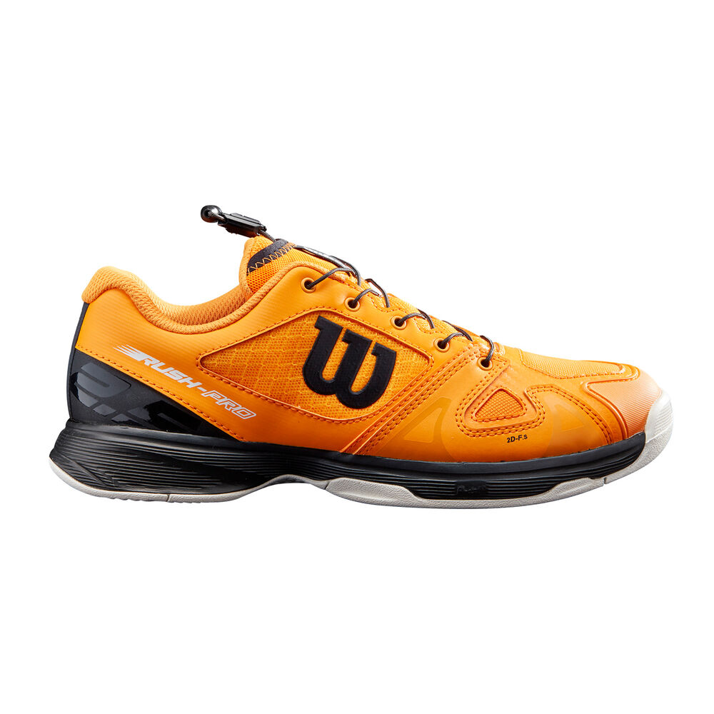 Wilson Kaos Pro QL Chaussures Toutes Surfaces Enfants - Orange , Noir
