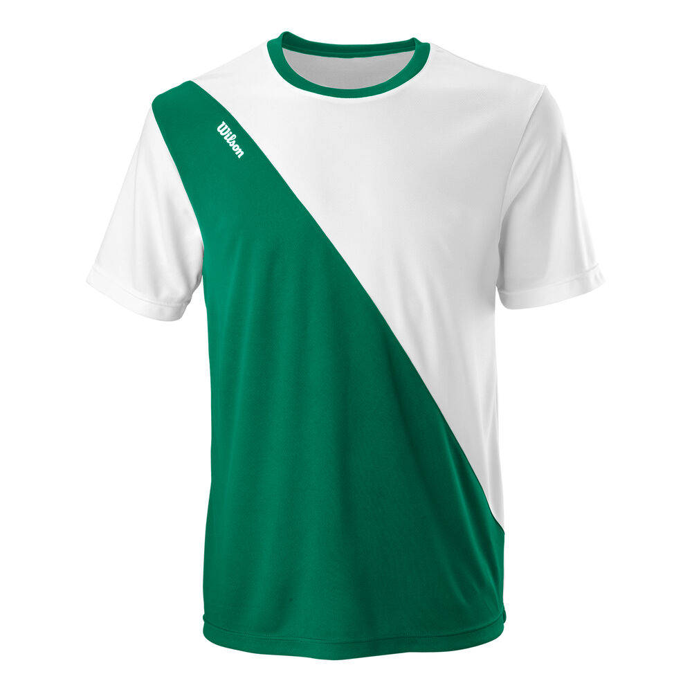 Wilson T-shirt Hommes - Vert , Blanc