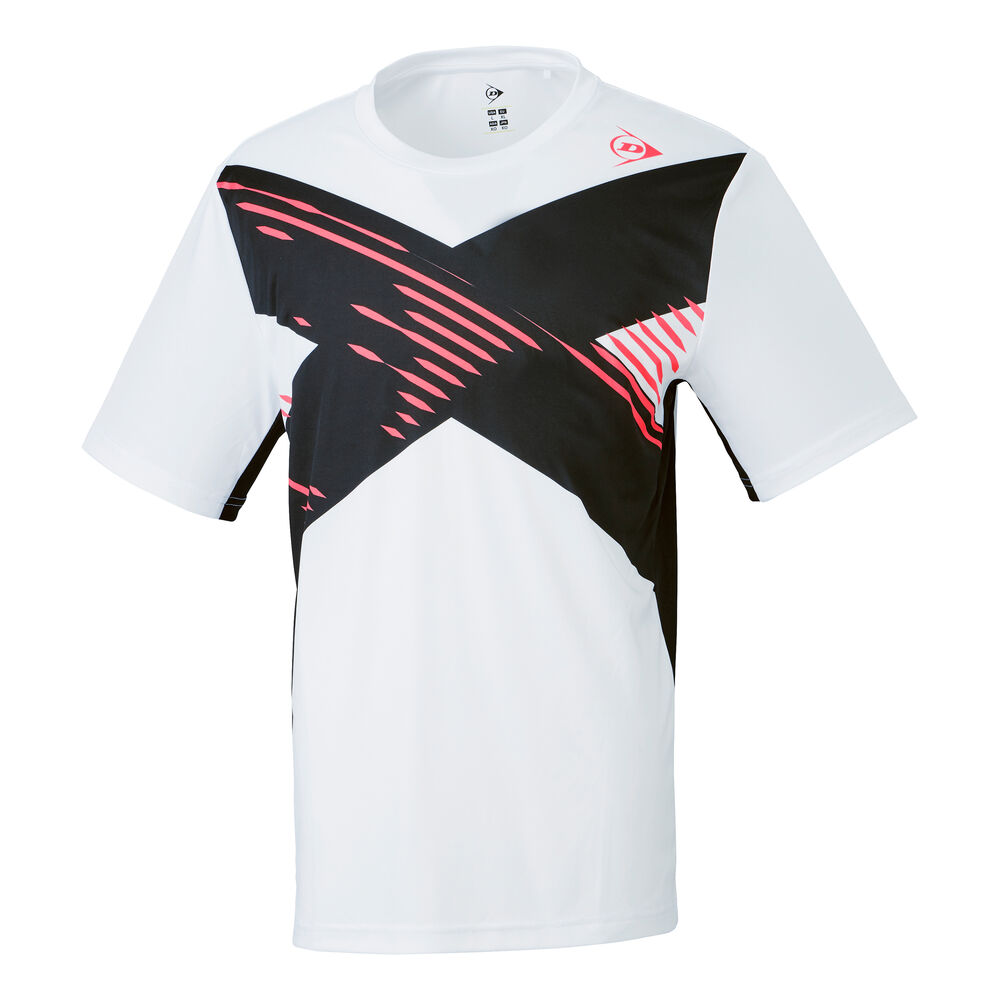 Dunlop Game T-shirt Hommes - Blanc , Noir
