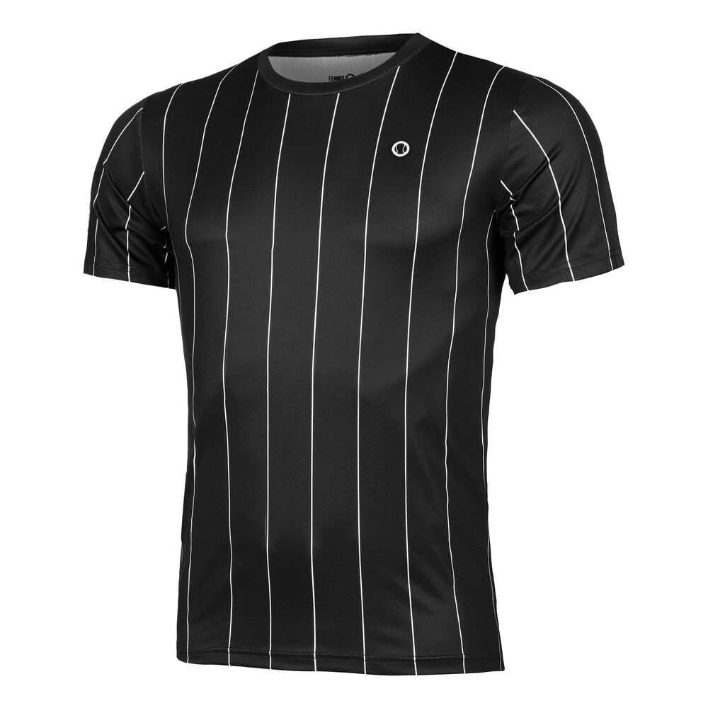 Tennis-Point Stripes T-shirt Edition Spéciale Hommes - Noir , Blanc