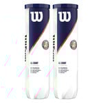 Balles De Tennis Wilson Roland Garros All Court Ball 4er Bi Pack