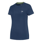 Vêtements Dunlop Dunlop Club Crew T-shirt Femmes-Bleu Foncé