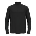 Vêtements Odlo Odlo Essential 1/2 Zip Haut Manches Longues Hommes-Noir