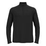 Essential 1/2 Zip Haut Manches Longues Hommes-Noir