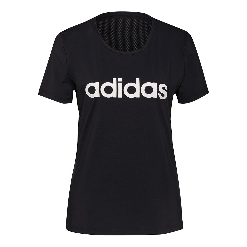 adidas D2M Lo T-shirt Femmes - Noir , Blanc