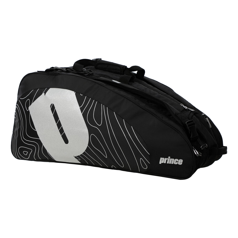 Prince Phantom 12 Racquet Reflective Bag Housse De Raquette - Noir , Blanc