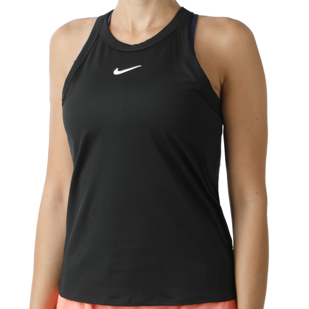 Nike Court Dry Débardeur Tank Top Femmes - Noir , Blanc