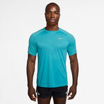 V&ecirc;tements Nike Nike Stride Tee Maillot de course Hommes-turquoise