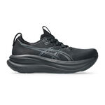 Chaussures de running ASICS ASICS Gel-Nimbus 28 Chaussure de running sans stabilisateurs Femmes-noir, gris