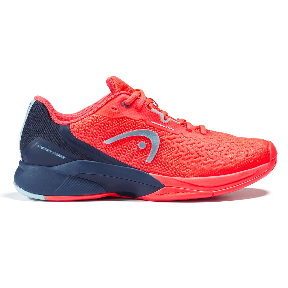 HEAD Revolt Pro 3.5 Chaussures Toutes Surfaces Hommes - Rouge Fluo , Bleu Foncé