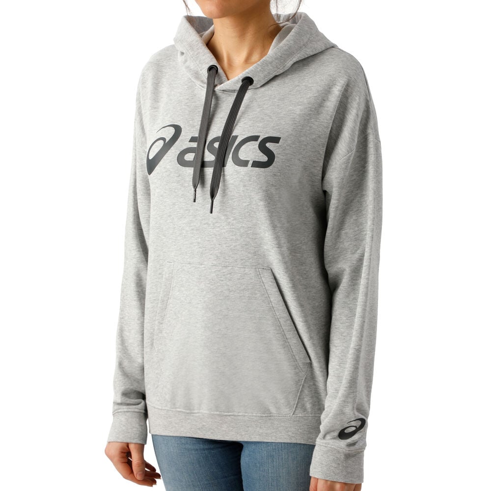 Asics Big Over The Head Sweat à Capuche Femmes - Gris , Noir