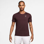 Vêtements Nike Nike Court Dri-FIT Advantage T-shirt Hommes - rouge foncé, blanc