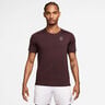 Court Dri-FIT Advantage T-shirt Hommes - rouge foncé, blanc