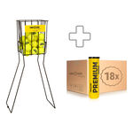 Balle de tennis Tennis-Point Tennis-Point Premium Tube De 4