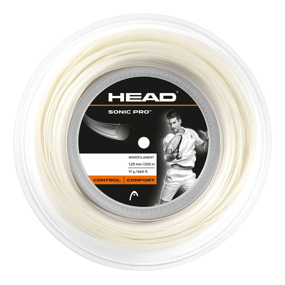 HEAD Sonic Pro Bobine Cordage 200m - Blanc