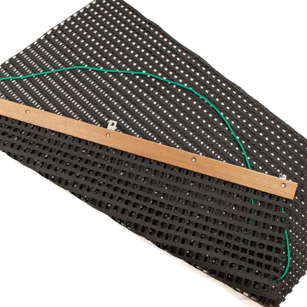 Tegra Favorit- Tapis De Balayage Avec Baguette En Bois Amovible, Lourd, Deux Couches