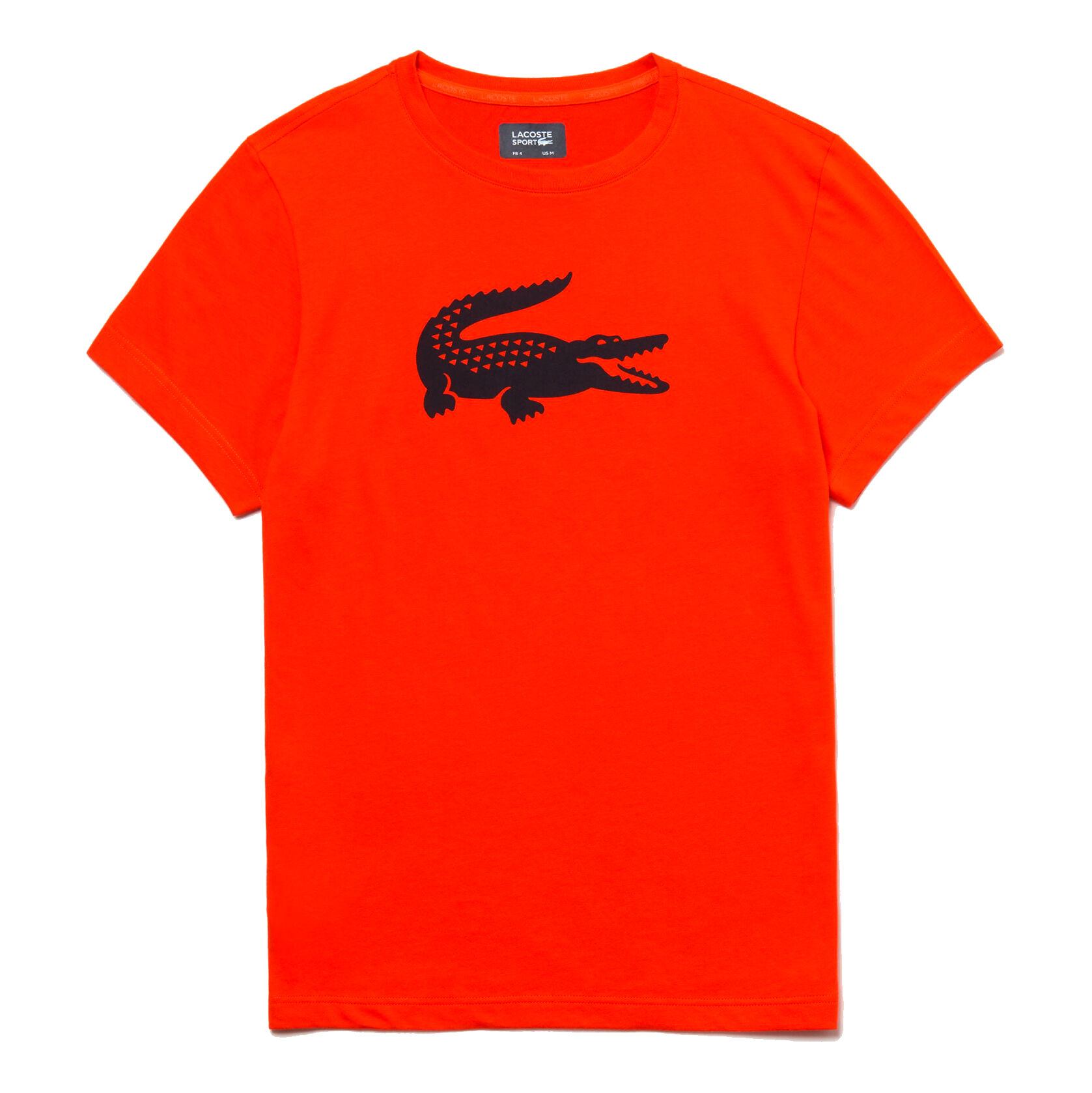 T shirt lacoste rouge shop