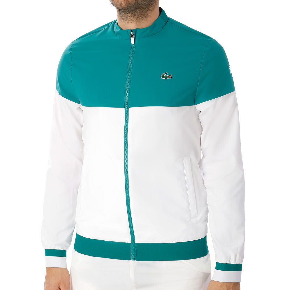 Lacoste Veste De Survêtement Hommes - Blanc , Vert