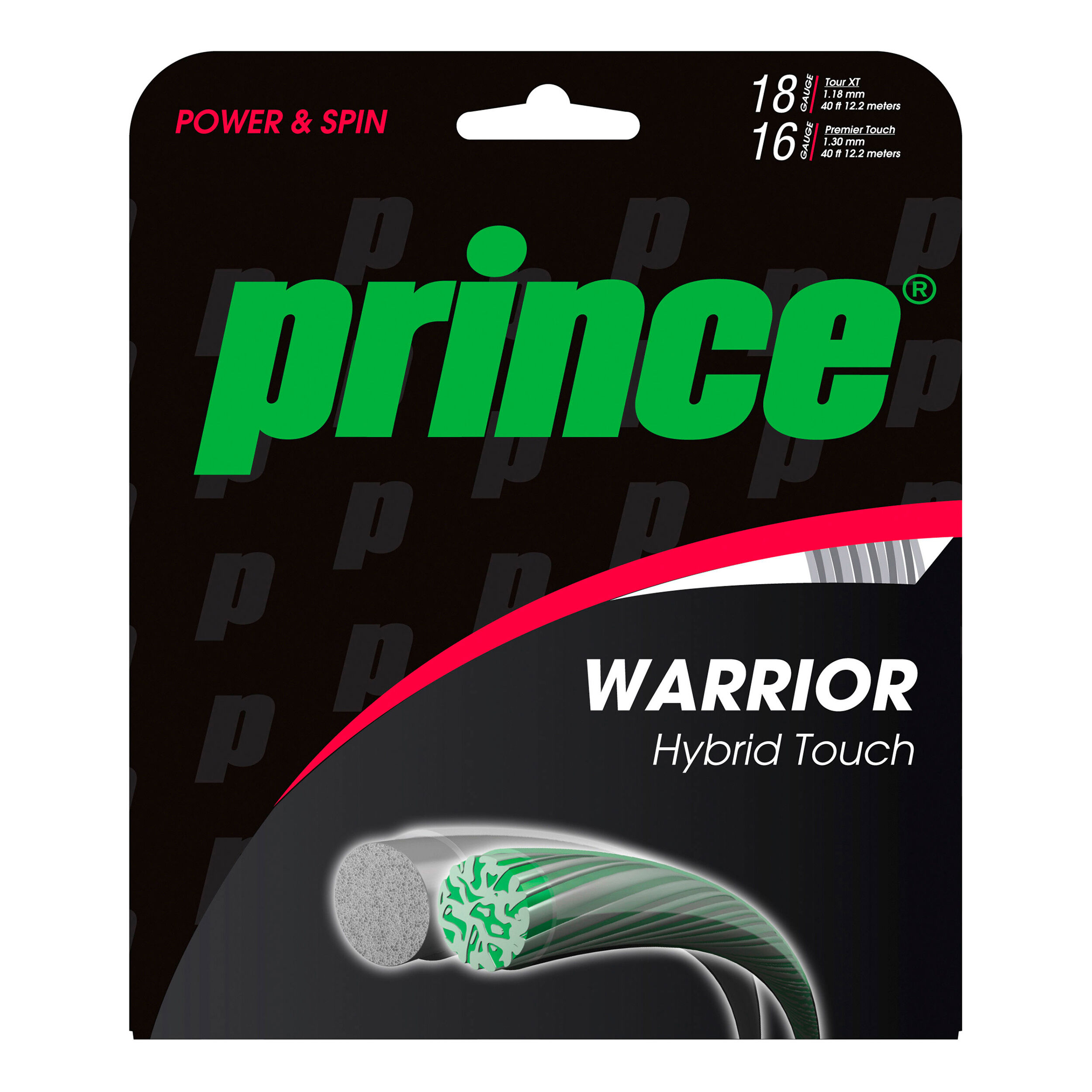 1,25 mm Bobine de squash 100m Prince synthétique Gut duraflex 17