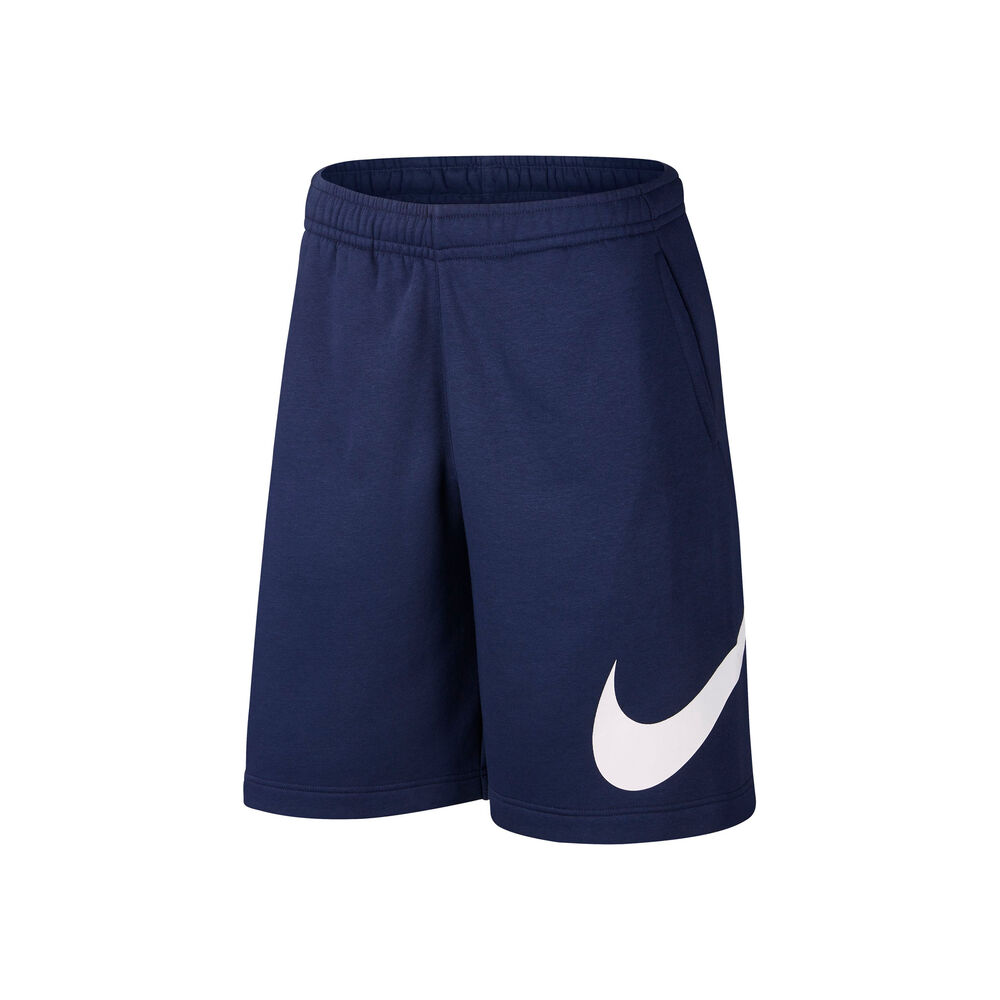 Nike Sportswear Club Graphic Shorts Hommes - Bleu Foncé , Blanc