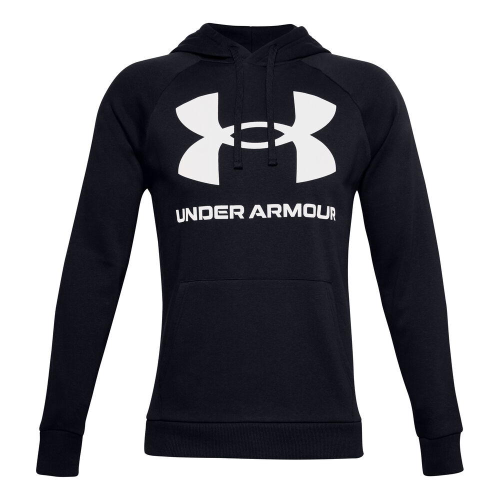 Under Armour Rival Big Logo Sweat à Capuche Hommes - Noir , Blanc