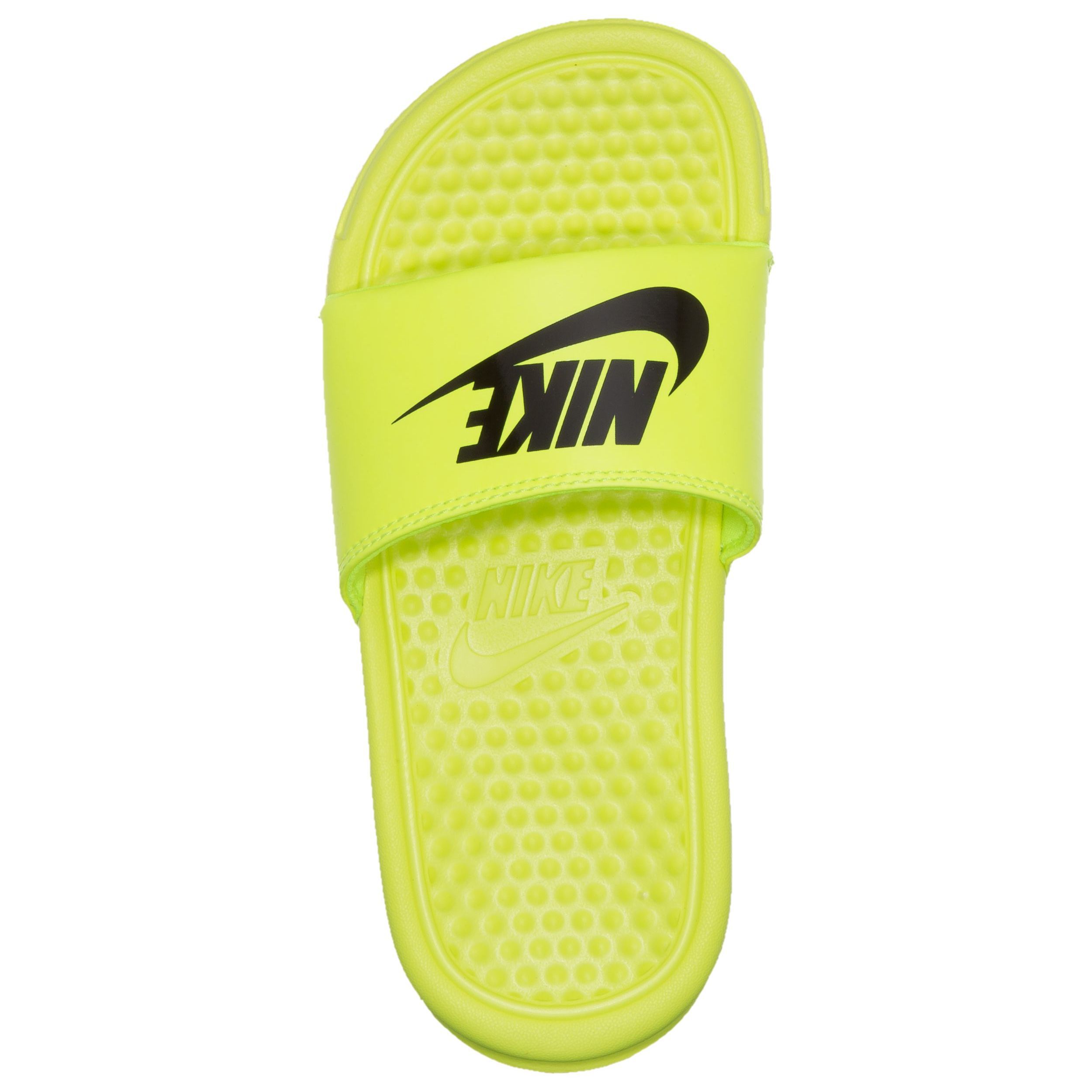 claquette nike jaune